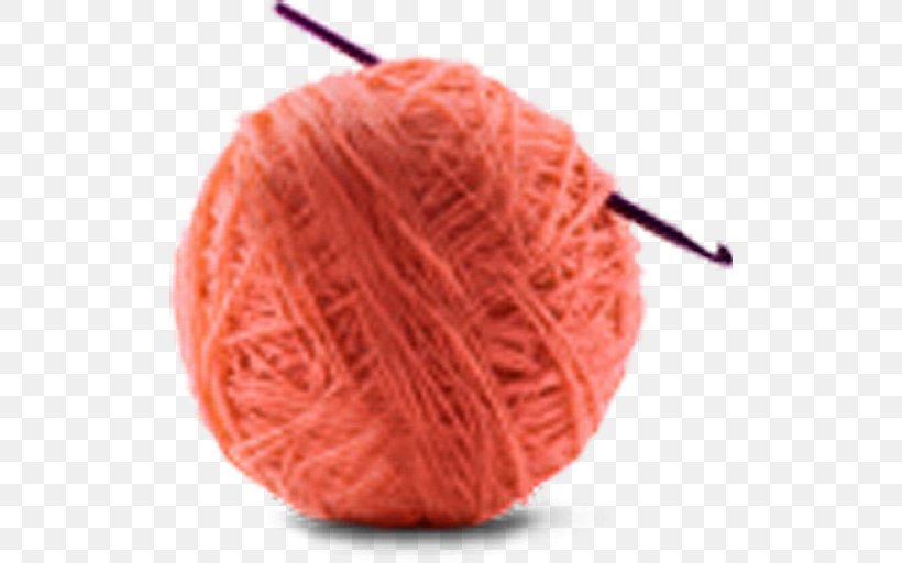 Crochet Knitting Needle Yarn Thread, PNG, 512x512px, Crochet, Amigurumi, Crochet Hook, Fiber, Fish Hook Download Free