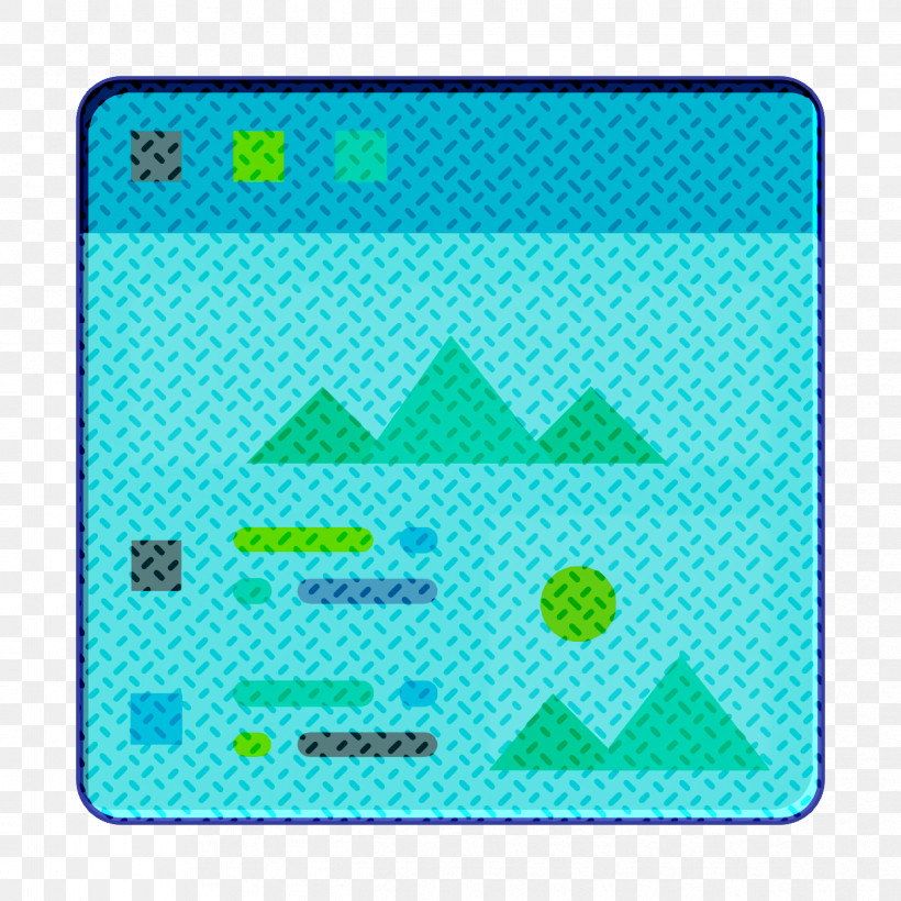Layout Icon Picture Icon User Interface Vol 3 Icon, PNG, 1244x1244px, Layout Icon, Aqua, Green, Picture Icon, Square Download Free