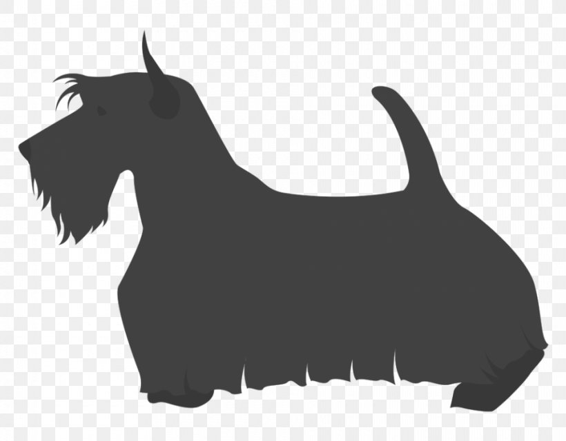 Scottish Terrier Cesky Terrier Welsh Terrier Dog Breed Pekingese, PNG, 960x750px, Scottish Terrier, Black, Black And White, Breed, Canis Download Free