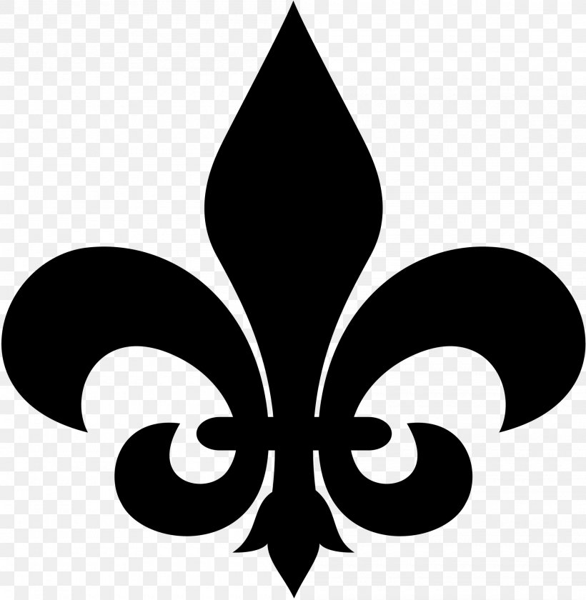 Fleur-de-lis New Orleans T-shirt Clip Art, PNG, 2000x2051px, Fleurdelis, Black And White, Cross, Drawing, Earring Download Free