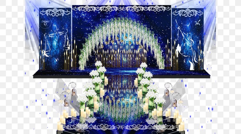 Wedding Stage Download Computer File, PNG, 650x456px, Wedding, Blue, Flower, Fundal, Gratis Download Free