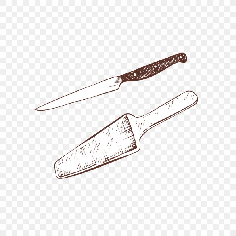 Knife Hand Tool Kitchen Utensil, PNG, 1000x1000px, Knife, Cold Weapon, Drawing, Gratis, Hand Tool Download Free