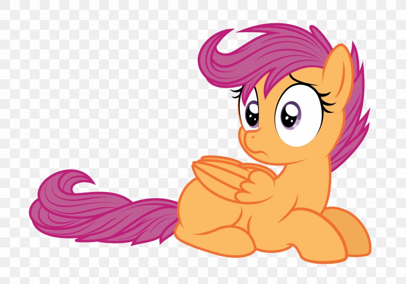 Pony Scootaloo Rarity Sweetie Belle Apple Bloom, PNG, 6000x4200px, Watercolor, Cartoon, Flower, Frame, Heart Download Free