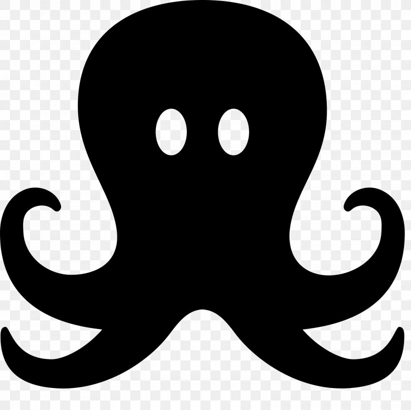 Octopus Symbol, PNG, 1600x1600px, Octopus, Artwork, Black, Black And White, Cephalopod Download Free