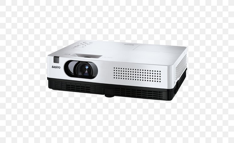 Multimedia Projectors Sanyo PLC XD2600 Sanyo PLC XU74, PNG, 500x500px, Multimedia Projectors, Audio Receiver, Display Resolution, Electronic Device, Electronics Download Free