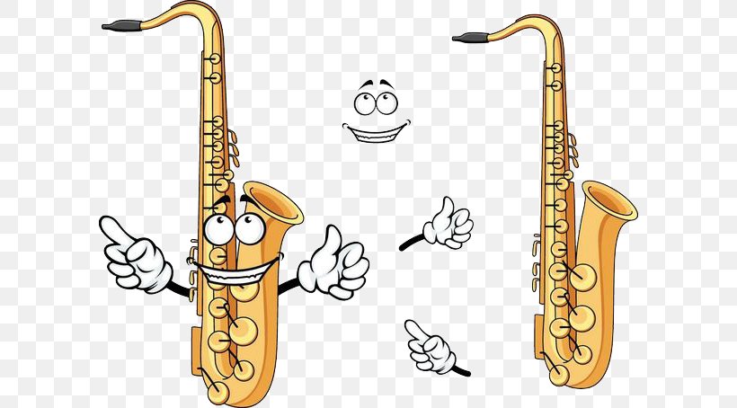 Saxophone Cartoon Musical Instrument Drawing, PNG, 600x454px, Watercolor,  Cartoon, Flower, Frame, Heart Download Free
