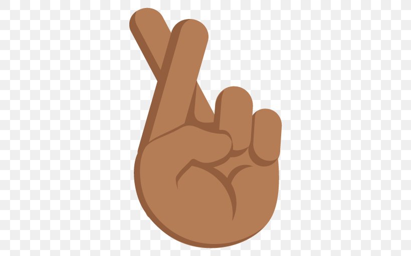 Thumb Crossed Fingers Emoji Index Finger Middle Finger, PNG, 512x512px, Thumb, Brown, Cross, Crossed Fingers, Dark Skin Download Free