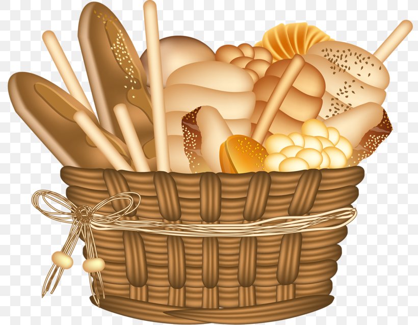 Basket Of Bread Clip Art, PNG, 800x637px, Bread, Baking, Basket, Basket Of Bread, Breadbasket Download Free