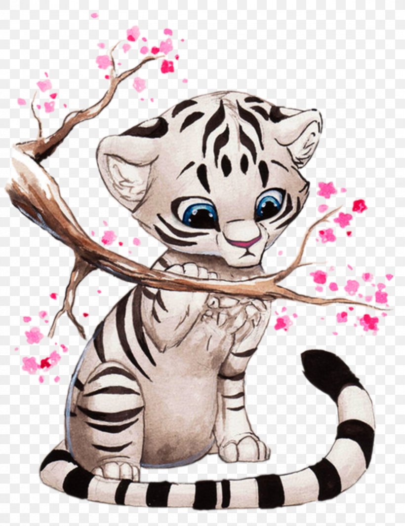 White Tiger (Ava Ayala) Cat Drawing, PNG, 1181x1536px, Tiger, Animal, Art, Baby Tigers, Big Cat Download Free