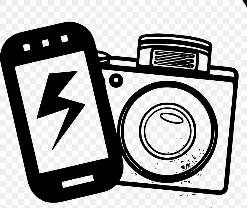 Camera Phone IPhone Clip Art, PNG, 2333x1966px, Camera Phone, Area, Black And White, Brand, Camera Download Free