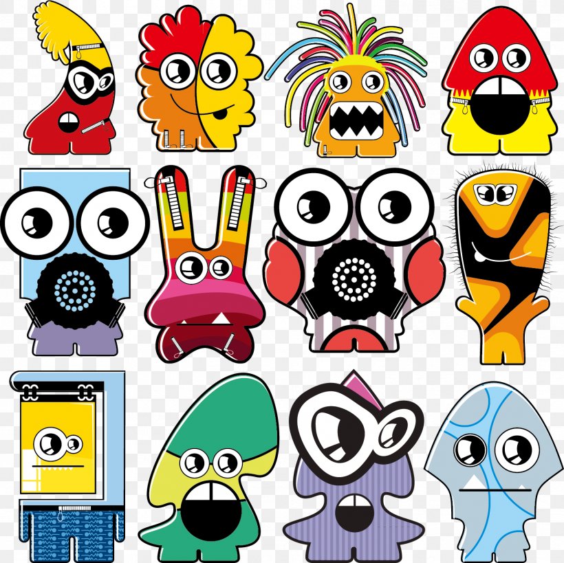 Cartoon Monster Photography, PNG, 1496x1495px, Cartoon, Abstract Art, Animation, Caricature, Cdr Download Free