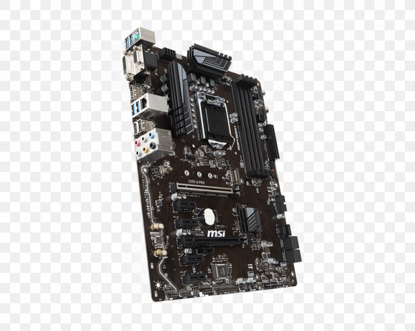 Intel LGA 1151 MSI Z370-A PRO Motherboard DDR4 SDRAM, PNG, 1024x819px, Intel, Atx, Central Processing Unit, Coffee Lake, Computer Component Download Free