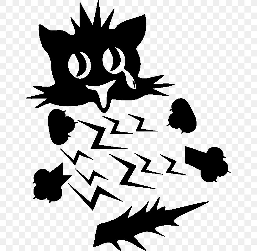 Cat Sticker Wall Decal Clip Art, PNG, 800x800px, Cat, Art, Artwork, Black, Black And White Download Free