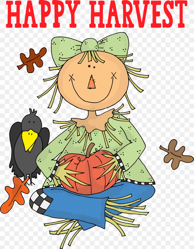 Happy Harvest, PNG, 2331x3000px, Happy Harvest, Cartoon, Clip Art For Fall, Drawing, Line Art Download Free