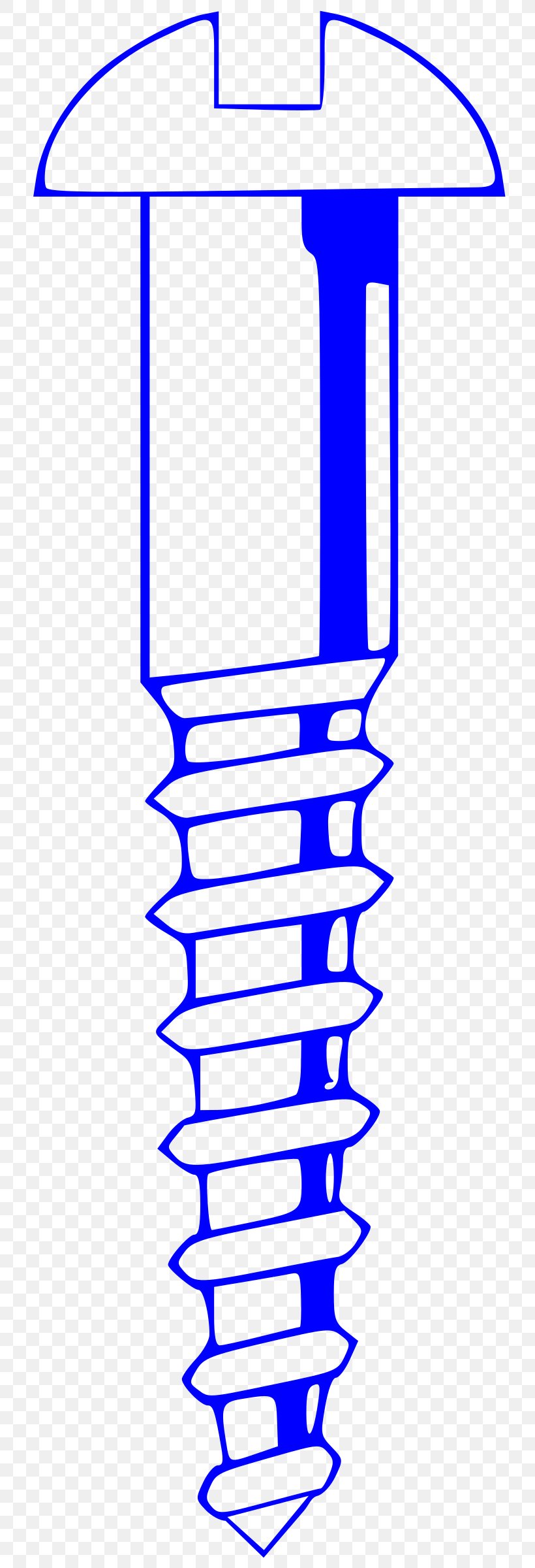 Screw Bolt Clip Art, PNG, 739x2400px, Screw, Area, Bolt, Diagram, Fastener Download Free