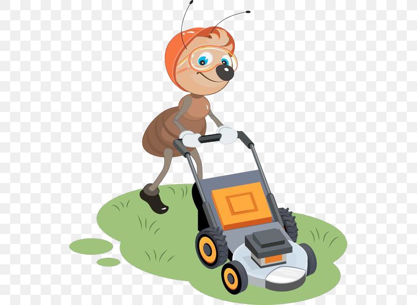 Ant Euclidean Vector Illustration, PNG, 547x600px, Ant, Can Stock Photo, Fire Ant, Laborer, Lawn Mower Download Free