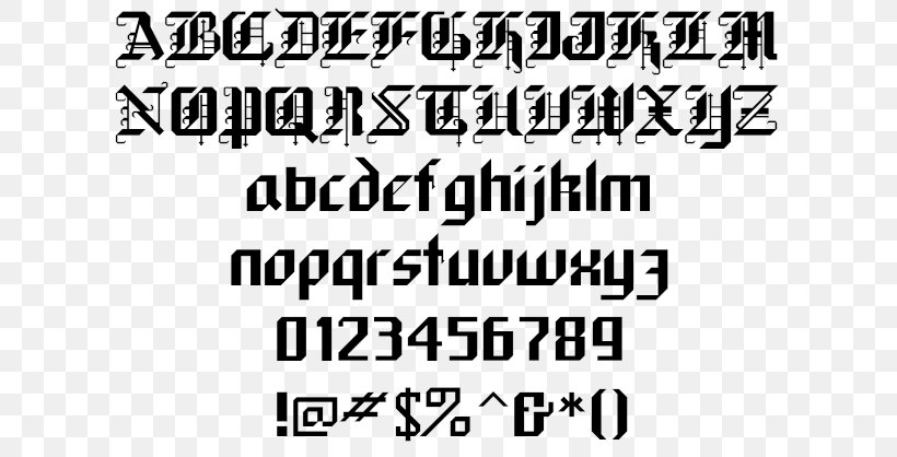 Blackletter Font Family Script Typeface Sans-serif Font, PNG, 613x418px, Blackletter, Area, Black And White, Brand, Calligraphy Download Free
