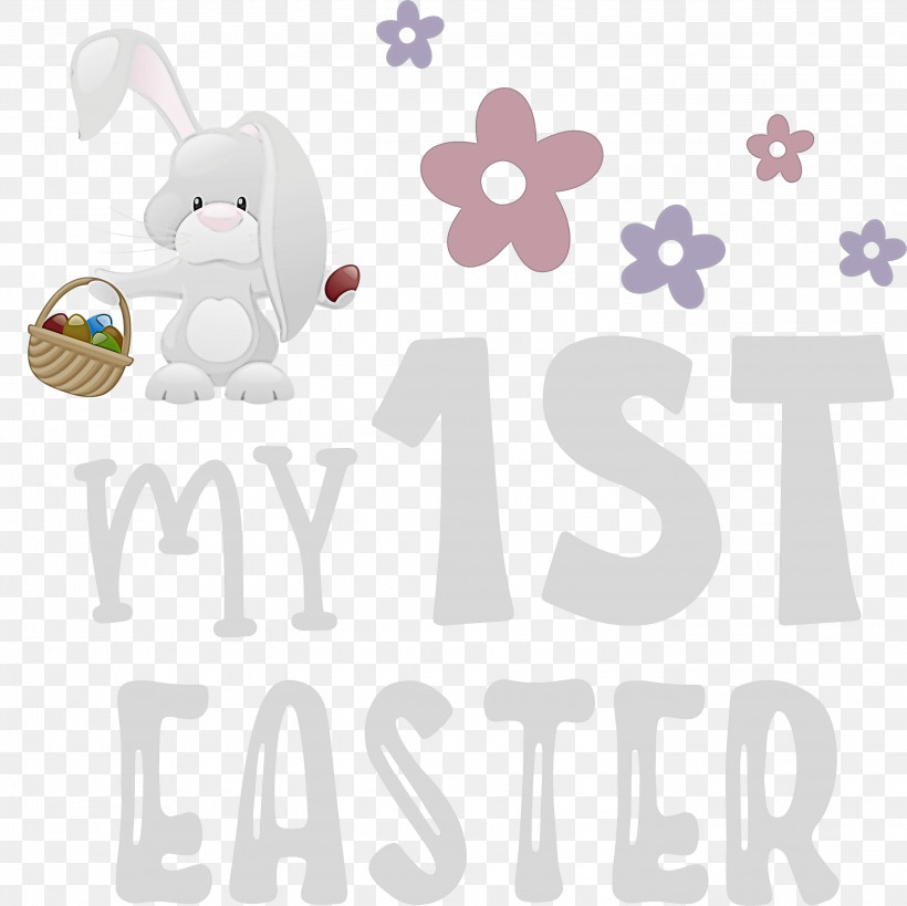 Happy Easter Day My 1st Easter, PNG, 3000x2997px, Happy Easter Day, Basket, Christmas Day, Easter Basket, Easter Bunny Download Free
