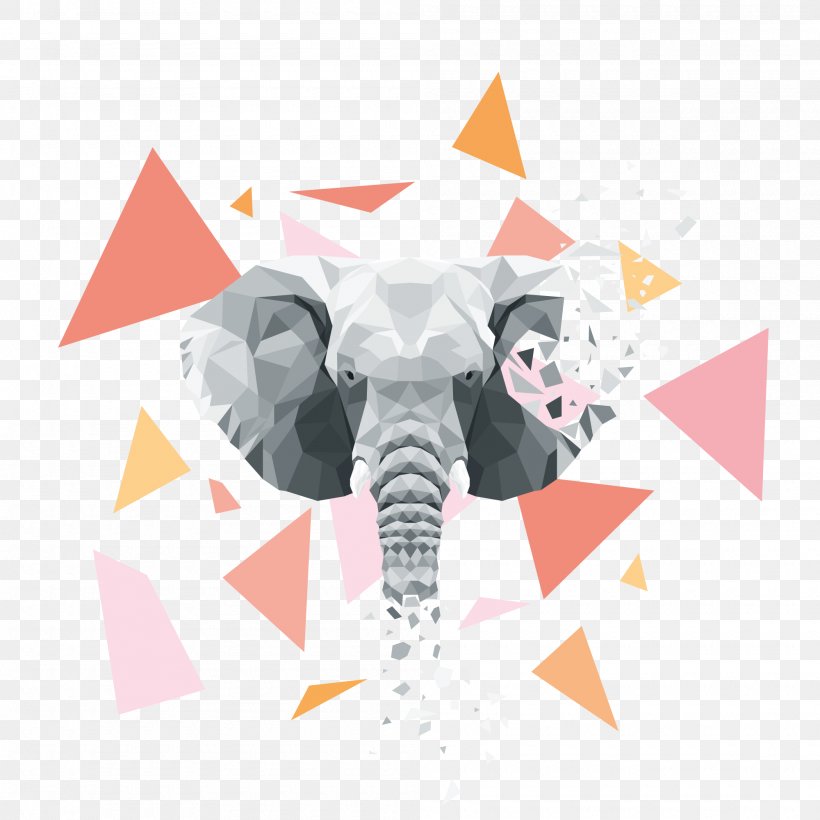 Indian Elephant Graphic Design Font, PNG, 2000x2000px, Indian Elephant, Art, Elephant, Elephants And Mammoths, Mammal Download Free