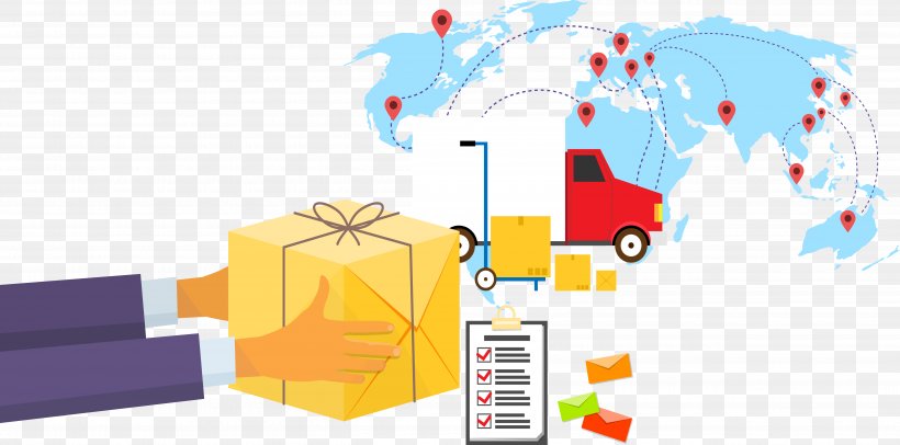 Logistics Management E-commerce Graphic Design, PNG, 5090x2524px, Logistics, Brand, Computer Software, Courier, Diagram Download Free