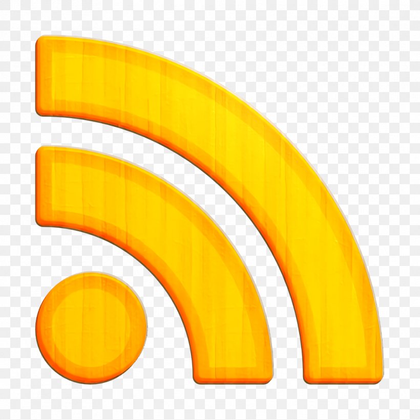 Rss Icon, PNG, 1064x1066px, Rss Icon, Yellow Download Free