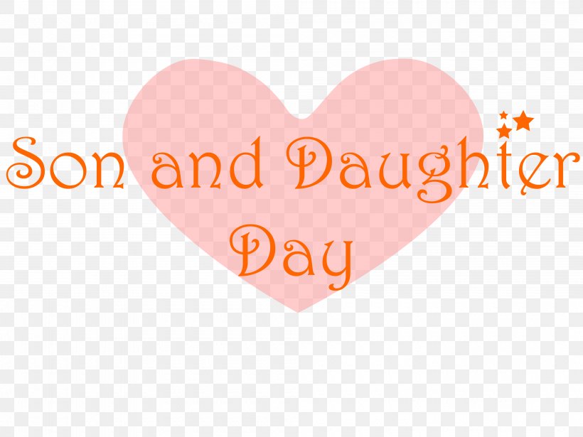 August 11 Is Son And Daughter Day., PNG, 4000x3000px, Watercolor, Cartoon, Flower, Frame, Heart Download Free
