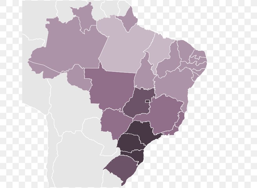 Blank Map Regions Of Brazil Road Map, PNG, 681x600px, Blank Map, Atlas, Brazil, Flag Of Brazil, Map Download Free