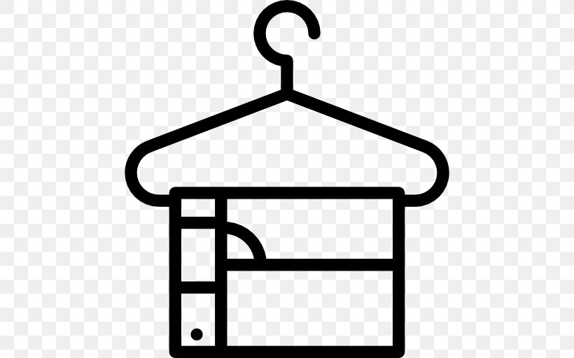 Clothes Hanger Clothing Clothes Line Furniture Tool, PNG, 512x512px, Clothes Hanger, Area, Armoires Wardrobes, Black And White, Cabinetry Download Free
