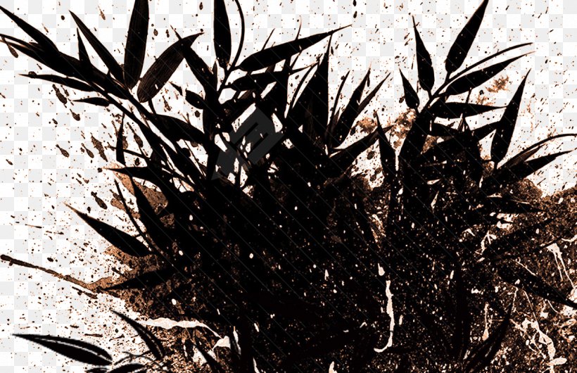 Brush Ink Splatter Film, PNG, 1200x777px, Brush, Black And White, Grass, Grass Family, Ink Download Free