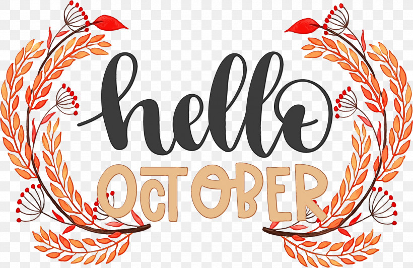 Logo Line Meter Mathematics Geometry, PNG, 1854x1204px, Hello October, Autumn, Geometry, Line, Logo Download Free