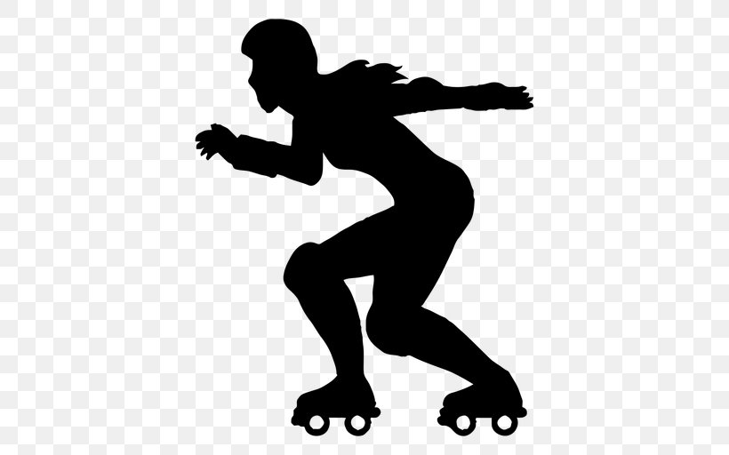 Roller Skating Roller Skates Roller Derby Ice Skating, PNG, 512x512px, Roller Skating, Arm, Black, Black And White, Footwear Download Free