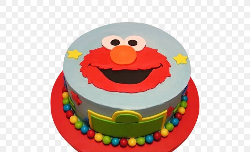 Birthday Cake Cupcake Bakery Elmo, PNG, 500x500px, Birthday Cake, Bakery, Birthday Cakes For Kids, Cake, Cake Decorating Download Free