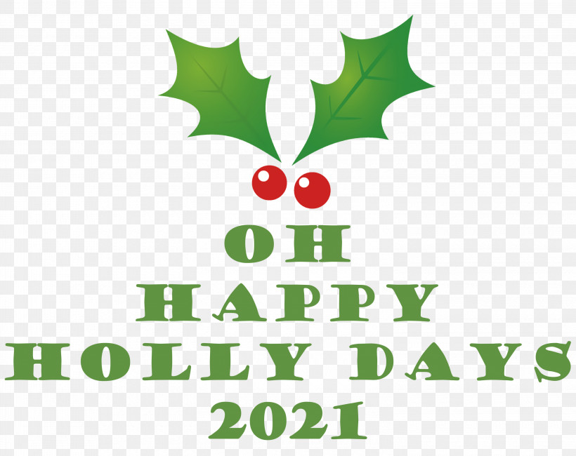 Happy Holly Days Christmas, PNG, 3000x2379px, Christmas, Anniversary, Bauble, Christmas Day, Fruit Download Free