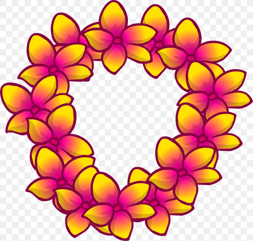 Hawaiian Lei Clip Art, PNG, 1062x1014px, Hawaii, Aloha, Cut Flowers, Floral Design, Floristry Download Free