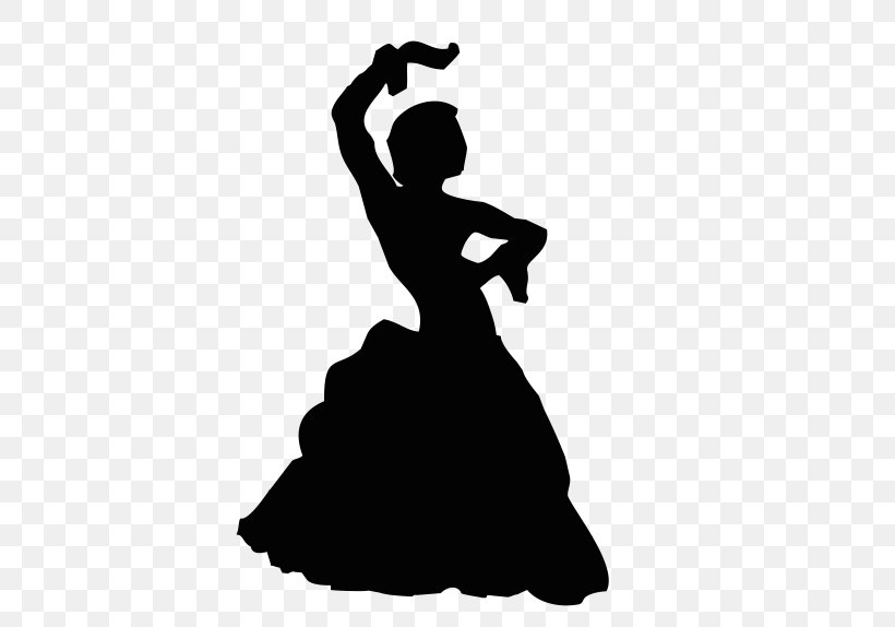 Le Dance Theatrical Supply Sevillanas Flamenco Silhouette, PNG, 556x574px, Dance, Ballroom Dance, Black And White, Castanets, Dancer Download Free
