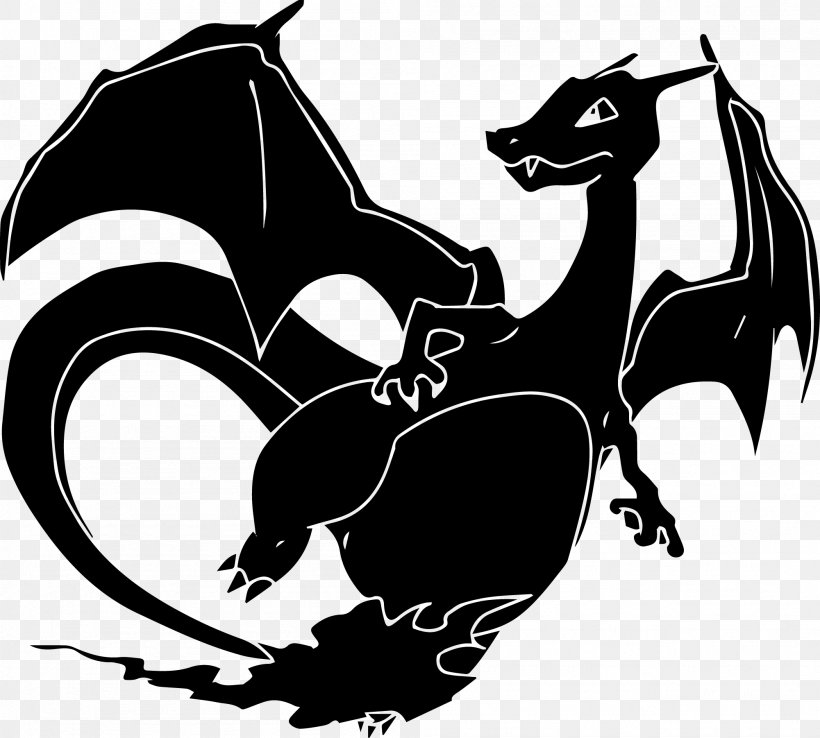 Silhouette Vector Graphics Charizard Dragon Clip Art, PNG, 2001x1802px, Silhouette, Black, Black White M, Blackandwhite, Charizard Download Free
