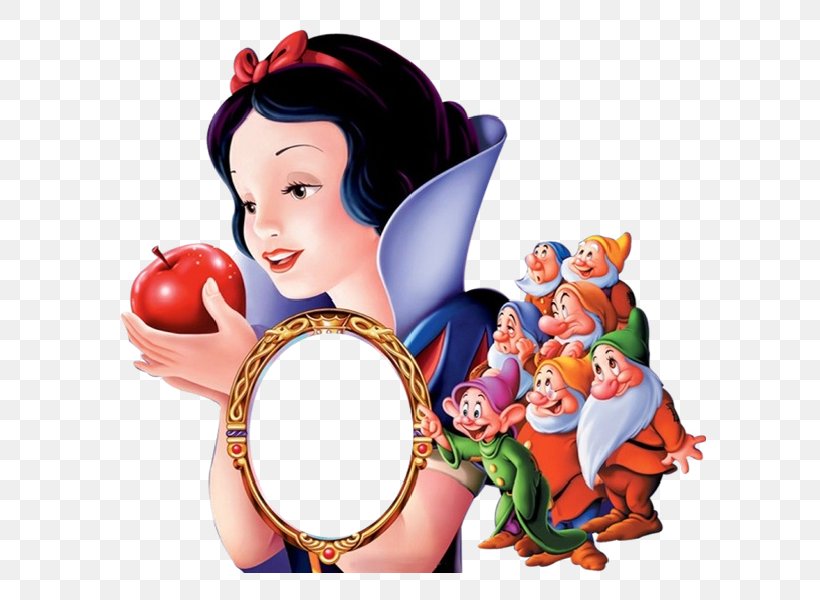 Snow White And The Seven Dwarfs Minnie Mouse Cinderella, PNG, 600x600px, Watercolor, Cartoon, Flower, Frame, Heart Download Free
