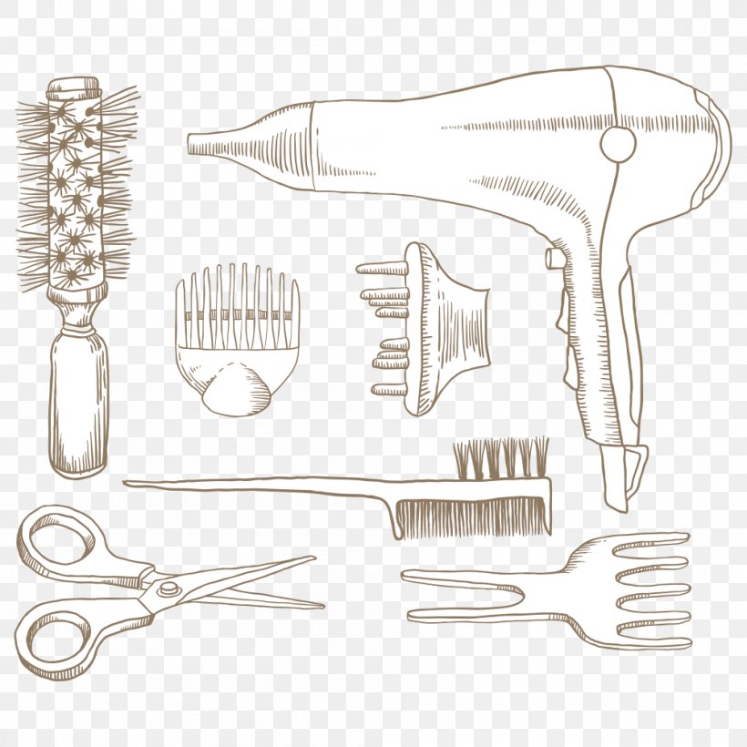 Comb Hair Dryer Euclidean Vector, PNG, 1000x1000px, Comb, Capelli, Cosmetology, Hair, Hair Care Download Free