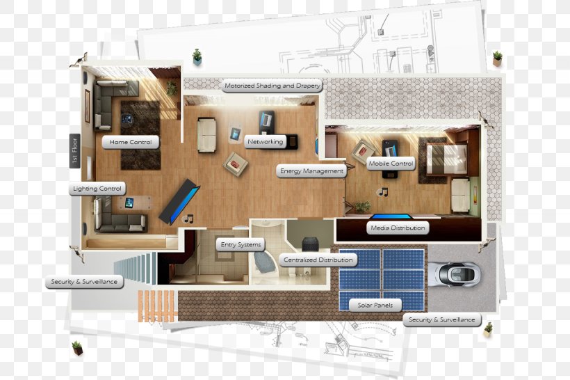 Home Automation Kits Floor Plan House Apartment, PNG, 1230x820px, Home, Apartment, Automation, Bedroom, Den Download Free