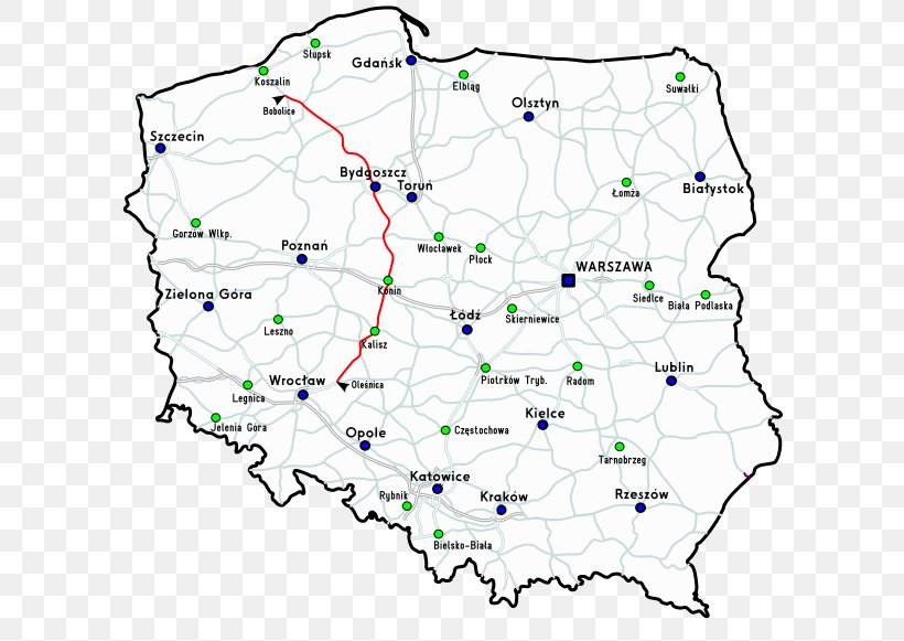 National Road 50 National Road 25 National Road 93 Konin Kalisz, PNG, 616x581px, National Road 50, Area, Gpclass Road, Kalisz, Konin Download Free