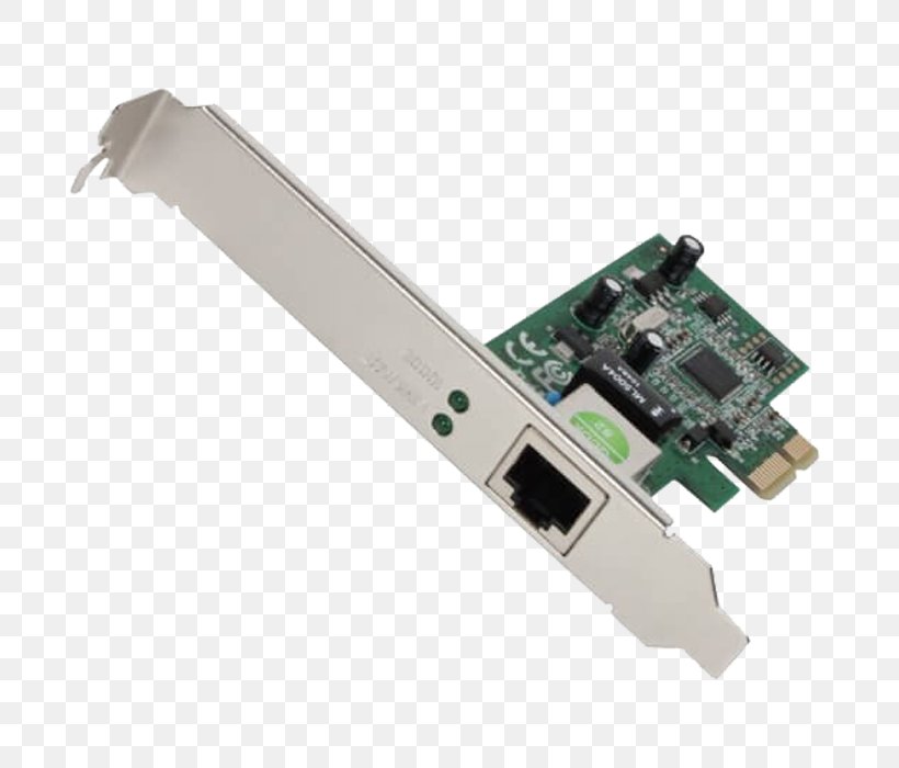 Network Cards & Adapters Gigabit Ethernet Conventional PCI PCI Express, PNG, 700x700px, 10 Gigabit Ethernet, Network Cards Adapters, Adapter, Computer, Computer Network Download Free