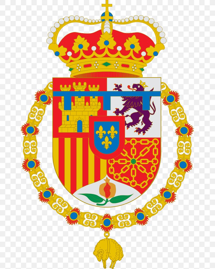 Coat Of Arms Of Spain Coat Of Arms Of The King Of Spain Escutcheon Order Of The Golden Fleece, PNG, 667x1024px, Spain, Charles Iii Of Spain, Charles V, Coat Of Arms Of Spain, Coat Of Arms Of The King Of Spain Download Free