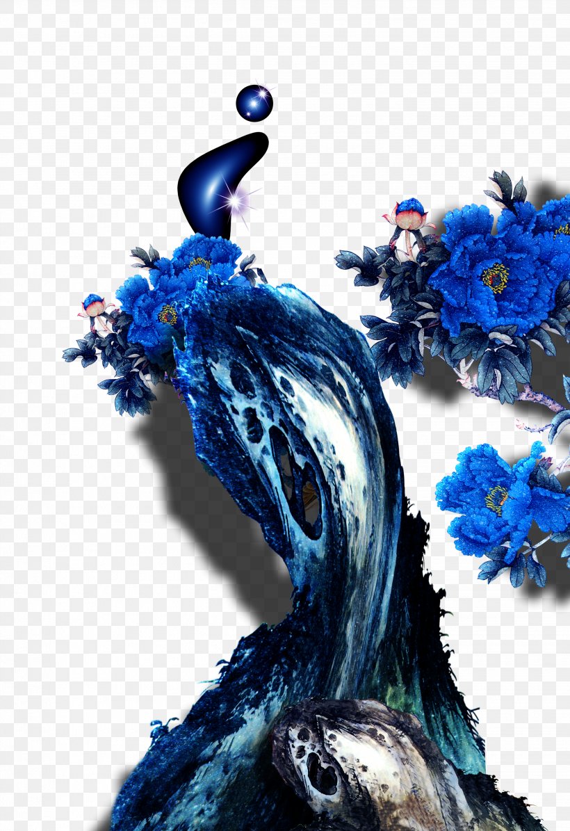 Peafowl, PNG, 2835x4134px, Peafowl, Art, Blue, Cobalt Blue, Figurine Download Free