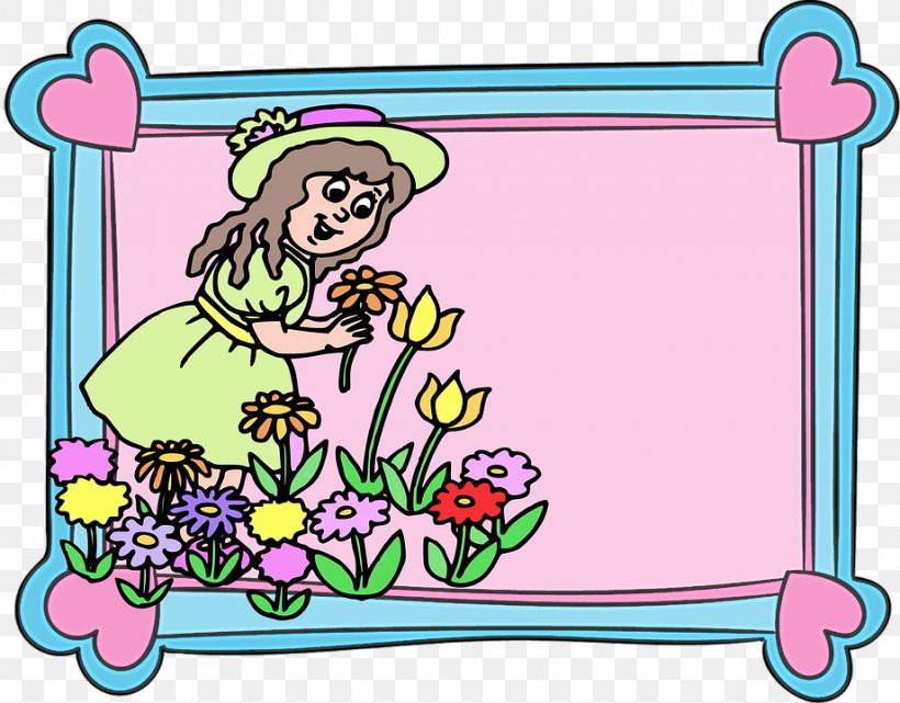 Picture Frames Child Clip Art, PNG, 920x720px, Watercolor, Cartoon, Flower, Frame, Heart Download Free