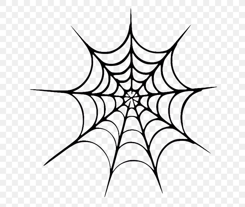 Spider Web Clip Art Vector Graphics Design, PNG, 666x691px, Spider, Blackandwhite, Drawing, Icon Design, Leaf Download Free