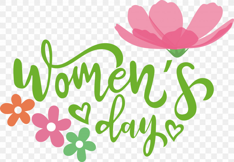 Womens Day Happy Womens Day, PNG, 3000x2089px, Womens Day, Biology, Floral Design, Green, Happiness Download Free