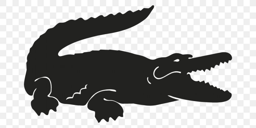 Crocodile Lacoste Logo Brand Vector Graphics, PNG, 700x409px, Crocodile, Alligators, Black, Black And White, Brand Download Free