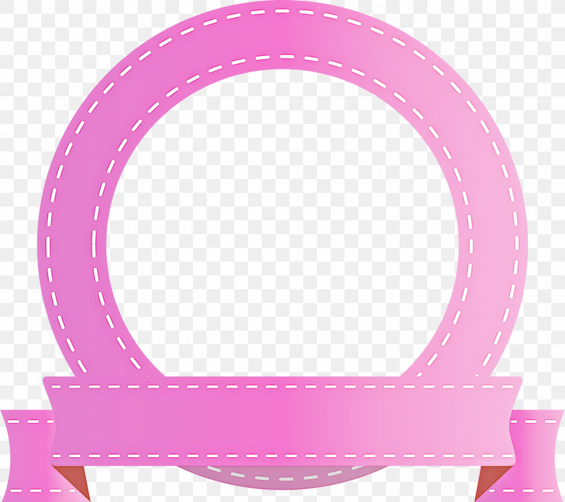 Emblem Ribbon, PNG, 3000x2669px, Emblem Ribbon, Circle, Magenta, Picture Frame, Pink Download Free