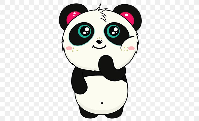 Facebook, Inc. Giant Panda Facebook Messenger Like Button, PNG, 500x500px, Watercolor, Cartoon, Flower, Frame, Heart Download Free