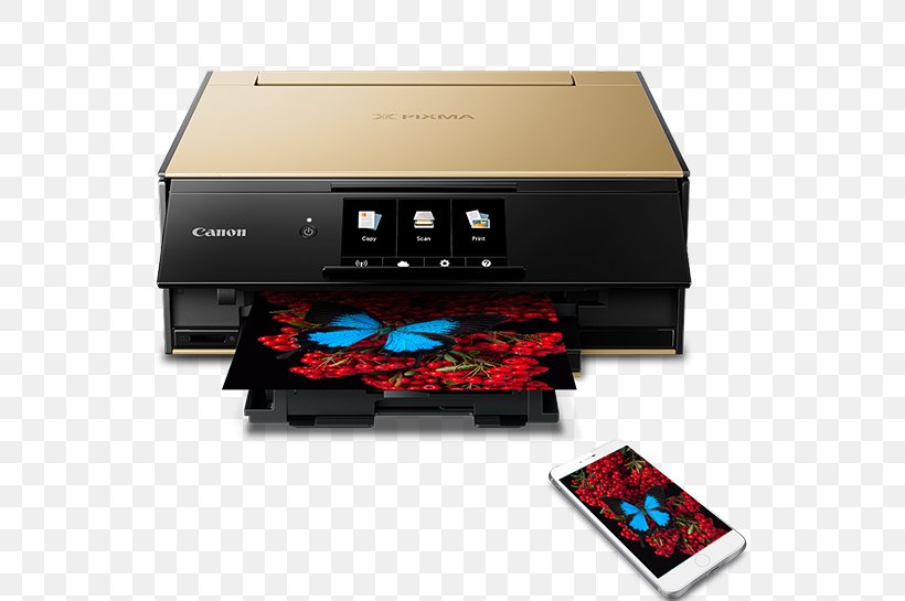 Inkjet Printing Multi-function Printer Canon ピクサス, PNG, 545x545px, Inkjet Printing, Canon, Electronic Device, Electronics, Electronics Accessory Download Free